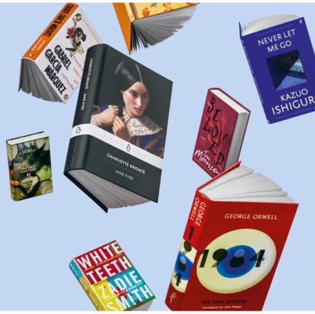 Top 100 Novels Graphic from The Guardian