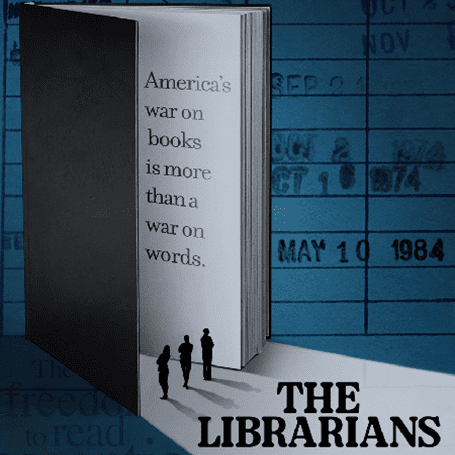 Detail from The Librarians documentary poster